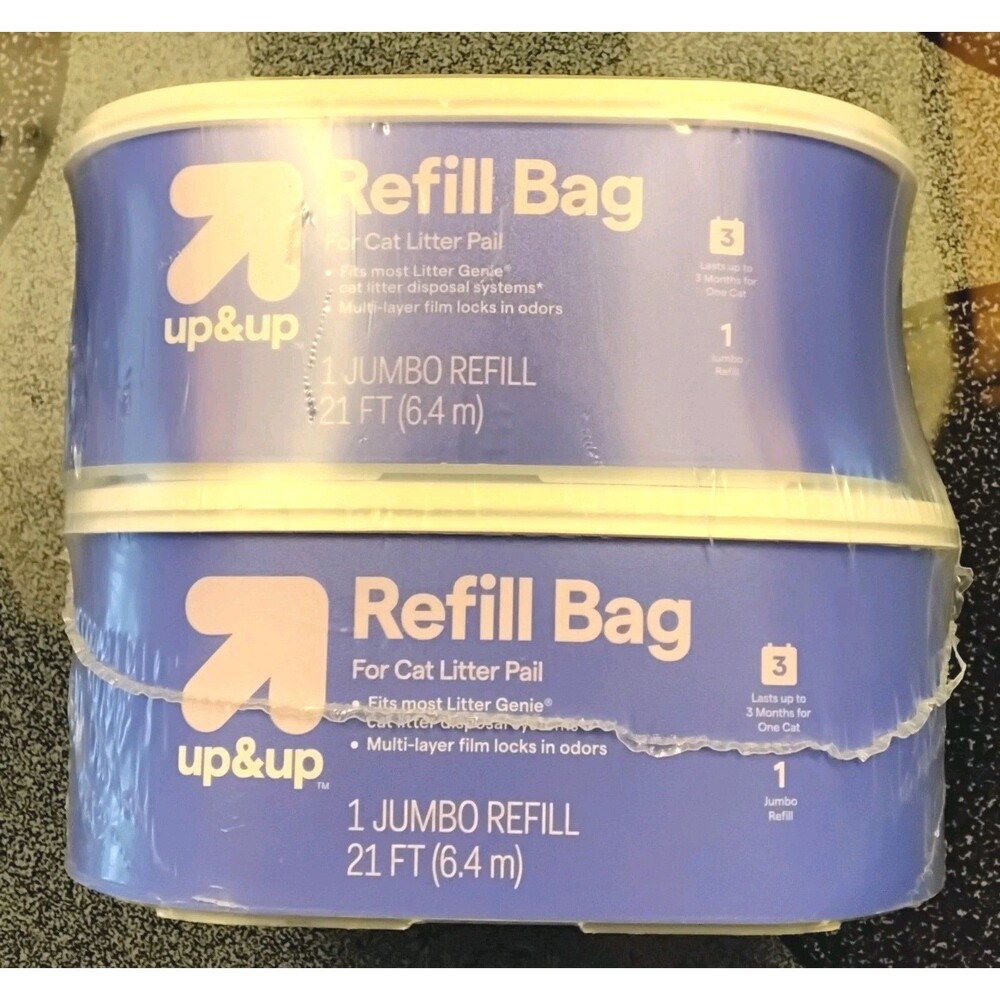 UP&UP Litter Genie Jumbo Refill 2 Pack - Odor Control Cat Litter 21' PER REFILL